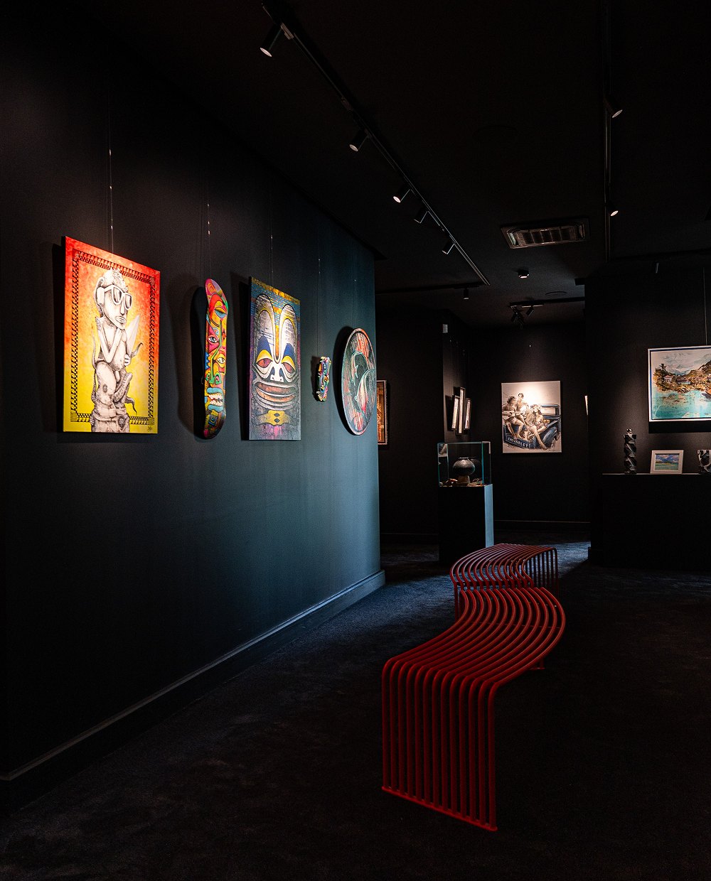 The resort's art gallery